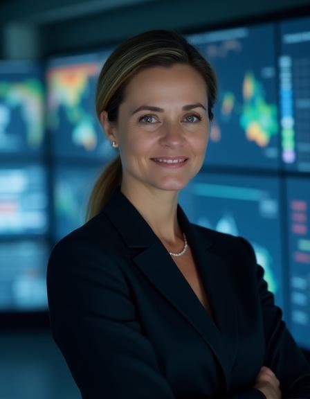 Portrait of Sarah Miller, Head of Operations